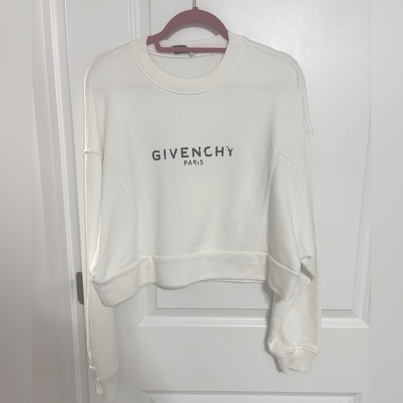 Givenchy Cropped Logo Sweatshirt